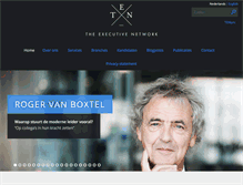 Tablet Screenshot of executivenetwork.nl